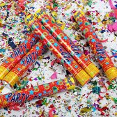 Confettikanonnen 80 cm (6 stuks) - Papieren Confetti Shooter - Party Popper - Confetti Kanon | Elegantry Popper