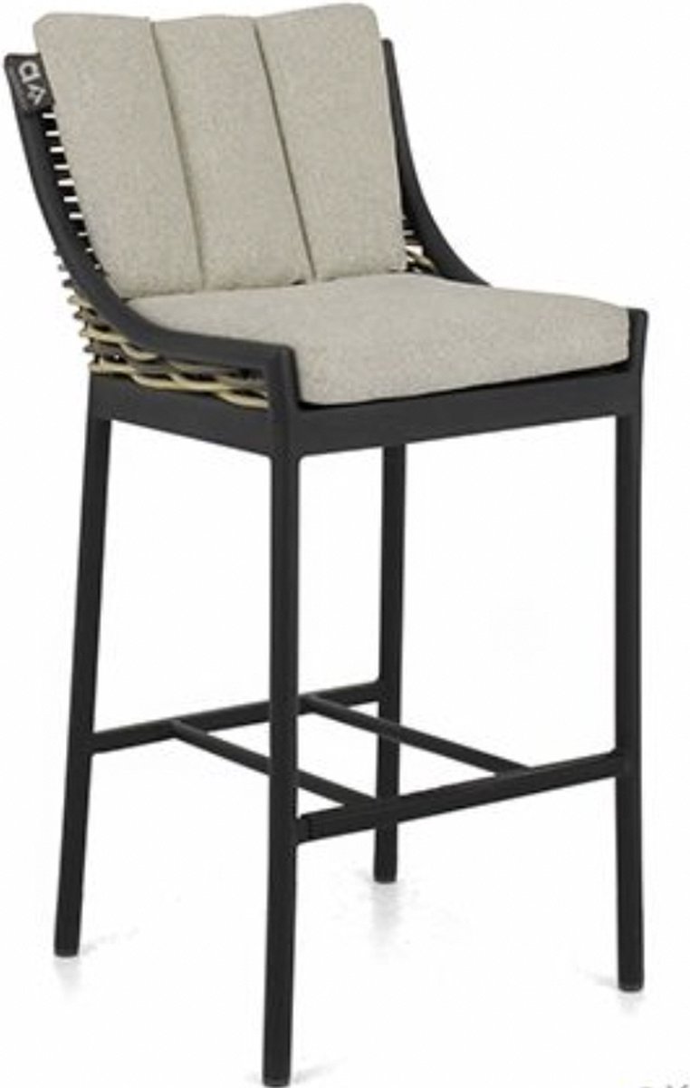 Apple Bee Milou Bar Stool - Black Aluminium