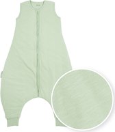 Meyco Baby Slub baby winter slaapoverall jumper - soft green - 92cm