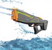 [Double blaster] Elektrisch waterpistool met Accu - Automatisch waterpistool - Zomer pret - Schiet tot 10 meter - Watergun - Grote tank - 2 schietgaten - Waterpistool - Schiet automatisch - 550ML - Met accu en usb-lader - Grijs