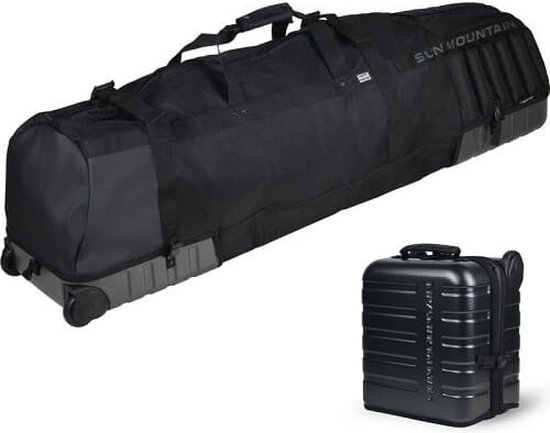 Sun Mountain Kube Golf Travelbag Carbon Fiber-Black