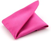 Pochet Zijde Fuchsia F21 - Suitable - Pochette – Heren - Unisex - 25x25 cm - Zijde | Geschenkverpakking