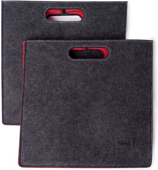 Scatole Organizzative Pieghevoli Athlon - 4 Pezzi, 33L - Grigio - Per Casa, Armadio O Garage - Foto 3