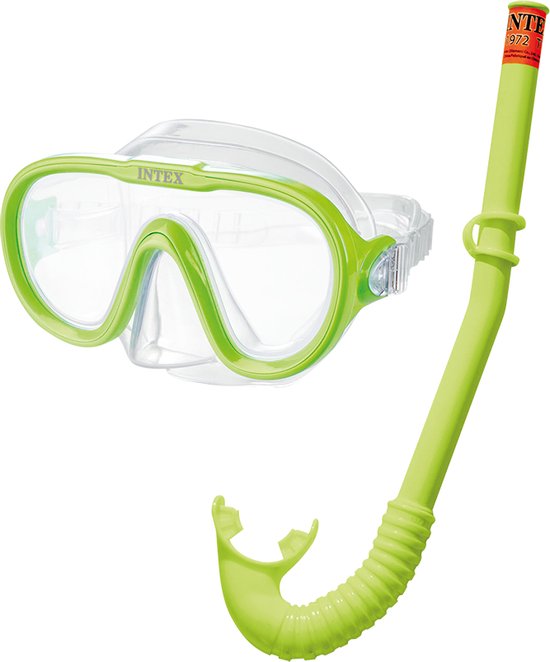 Intex Duikbril met Snorkel - Adventurer Set - Geel - Intex