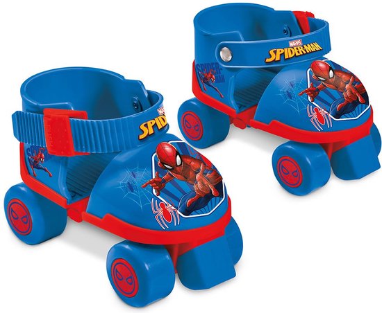 Disney Set Schaatsen + Spiderman-beschermingen Blauw