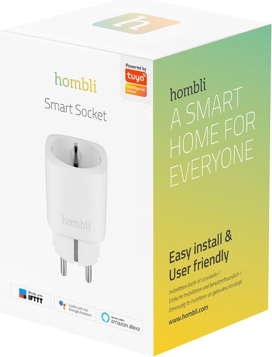 2x Hombli Slimme Stekker WiFi met Energiemeter, App & Spraakbesturing Google Assistant Alexa - Afbeelding 4
