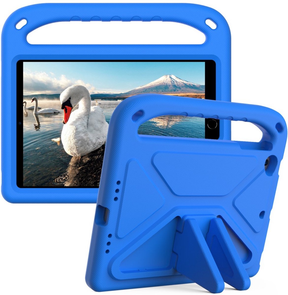 Tablethoes geschikt voor iPad Mini Hoesje - ShockProof Kids Case - Blauw