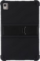 Heavy Duty Case - Geschikt voor Nokia T21 Hoesje - Zwart