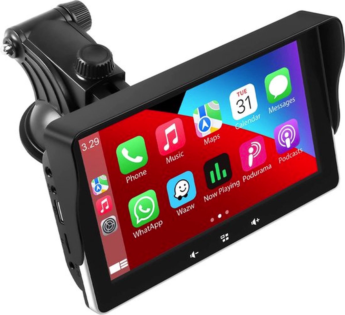 CAMECHO [2025] Navigatiesysteem met Draadloze Carplay Android