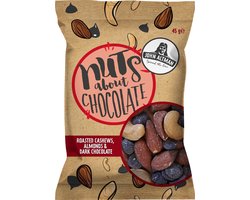 John Altman Gemengde Noten Chocolate - nootjes mix - vegan - perfect voor onderweg - geen kunstmatige toevoegingen - 12x 45g