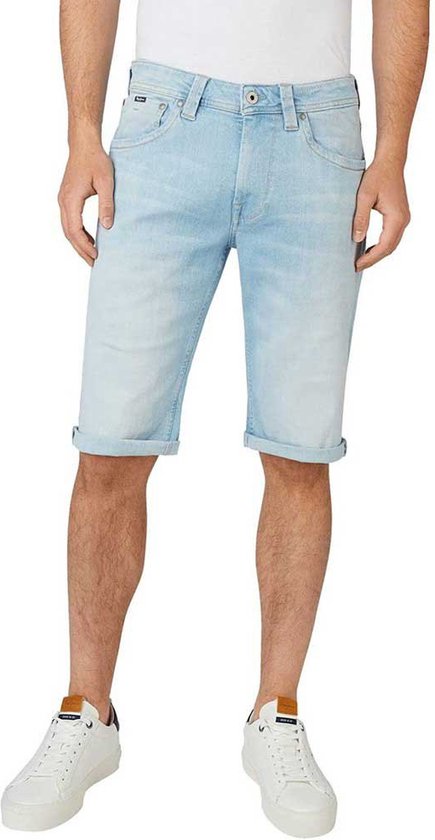 Pepe Jeans Cash Korte Spijkerbroek Blauw 28 Man