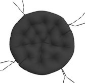 vidaXL-Zitkussen-rond-Ø-100x11-cm-oxford-stof-zwart