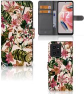 GSM Hoesje Xiaomi Redmi Note 12 4G Fotohoesje ontwerpen Flowers