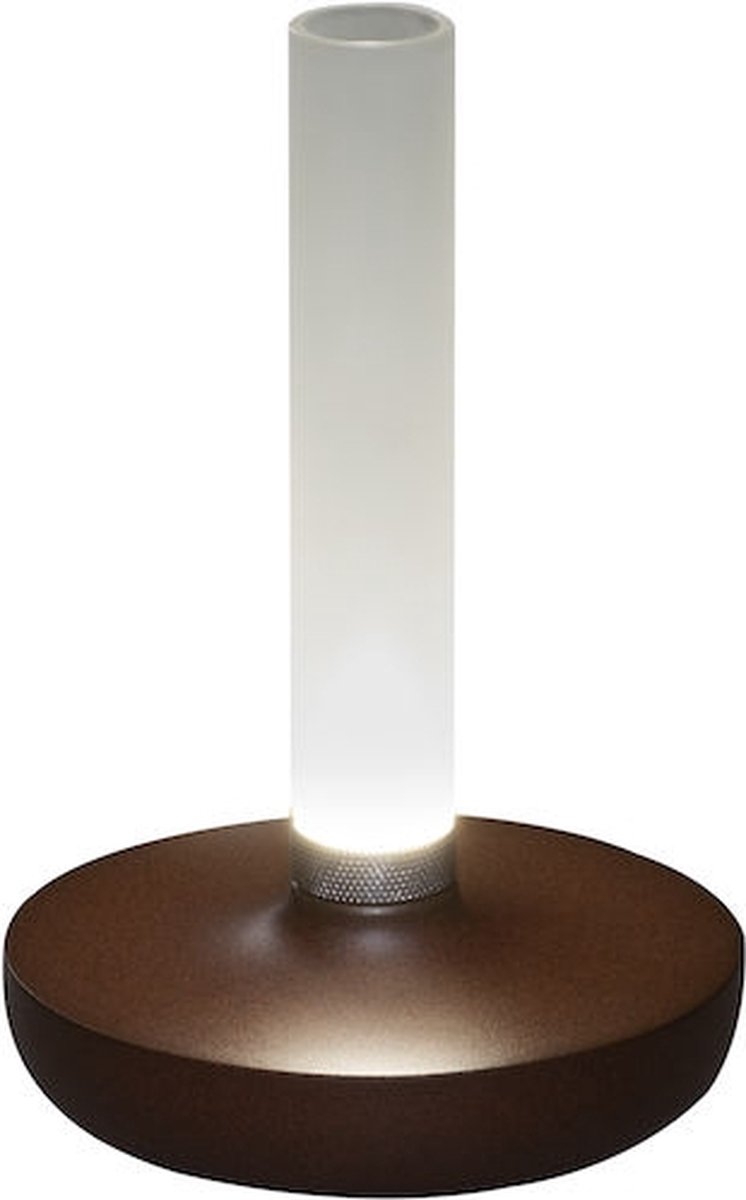 Tafellamp draadloos Biarritz | 1 lichts | roestvrij staal | dimbaar | 20,5 cm | bureau / tafellamp | modern / sfeervol design