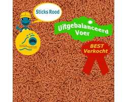 Sticks Rood voor Waterschildpadden - Uitgebalanceerd Voer - 300g