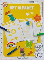 Toy Universe - Spelenderwijs leren - Educatief stickerboek - ''Het alfabet'' - Kleurboek - Oefenboek met stickers - Vanaf 5 jaar - Schoencadeautjes - Sinterklaas cadeau - Kerstcadeau