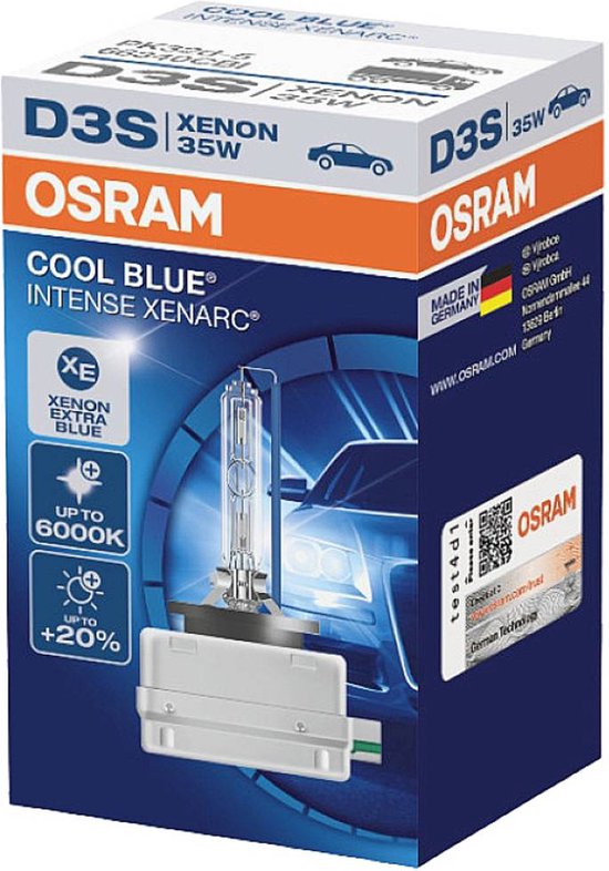 OSRAM 66340CBN Xenonlamp Xenarc Cool Blue D3S 35 W 42 V | bol