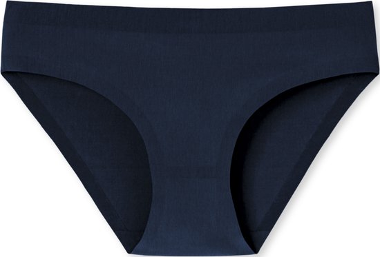 SCHIESSER Invisible Cotton slip (1-pack) - dames naadloze nachtblauwe slip - Maat: 40