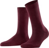 FALKE Family duurzaam katoen sokken dames rood - Maat 39-42