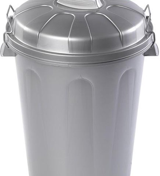 Afvalbak Kunststof Wit 23 Liter