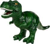 Out of the Blue Spaarpot Dinosaurus T-REX - groen - polyresin - 22 x 32 cm - met afsluitdop - Voor kinderen