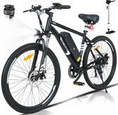 Vélo électrique Hitway BK15 | Vélo électrique avec batterie amovible | 26 pouces | Moteur 250W | 11,2 Ah | Noir