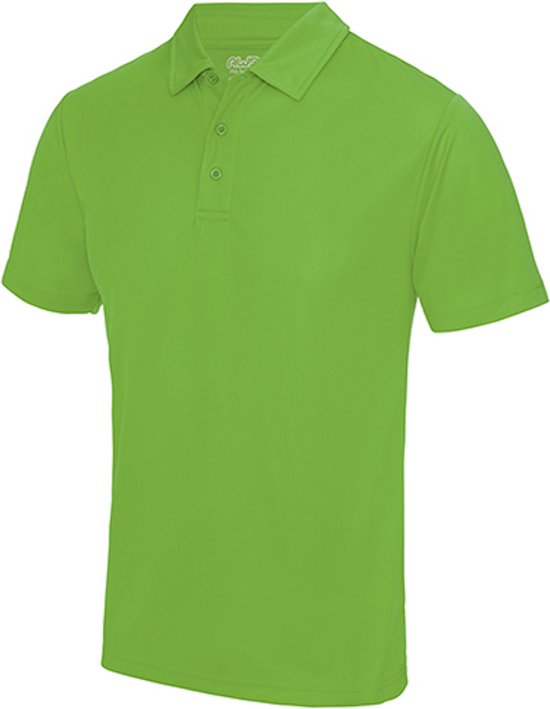 Herenpolo 'Cool Polyester' korte mouwen Lime Green - 3XL