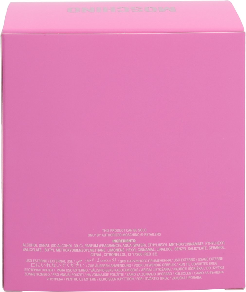 Moschino Pink Bouquet EdT 100 ml eau de toilette Ladies + handbag, gift set  - VMD parfumerie - drogerie