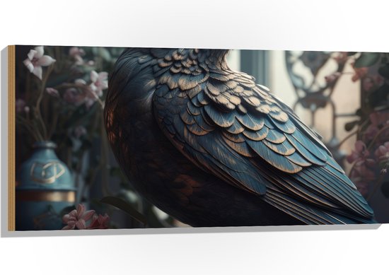 Gekleurde Veren Van Vogels Van Verschillende Kleuren Op Een Gele Achtergrond Papier Horizontale Hoogste Mening Bebouwde Schot Close Up Image167075016