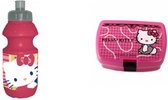 Hello Kitty - Broodtrommel - Lunchbox - Sportfles - Drinkbeker