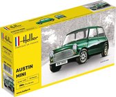 1:43 Heller 80153 Austin Mini Car Plastic Modelbouwpakket