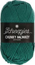 Scheepjes Chunky Monkey 100g - 1062 Evergreen - Blauw