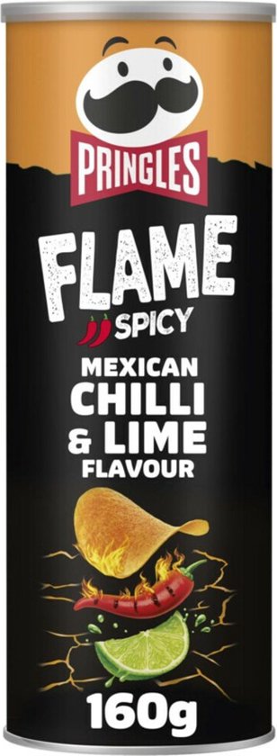 6x Pringles Chips Flame Chili & Lime 160 gr | bol