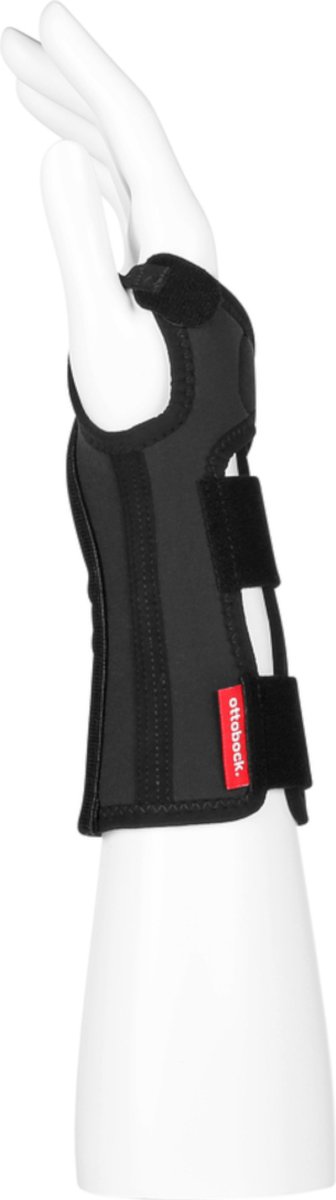 Otto Bock Manu 3D Basis Polsbrace 4143 Zwart-Rechts-Maat L: 17 - 18,5 cm