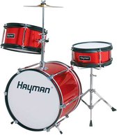 Kinder drumstel Hayman Junior Series 3-delig junior drumstel 3 tot 5 jaar