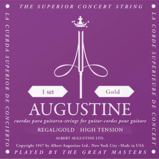 Snarenset klassieke gitaar Augustine AU-REGO Extra High & Light Tension