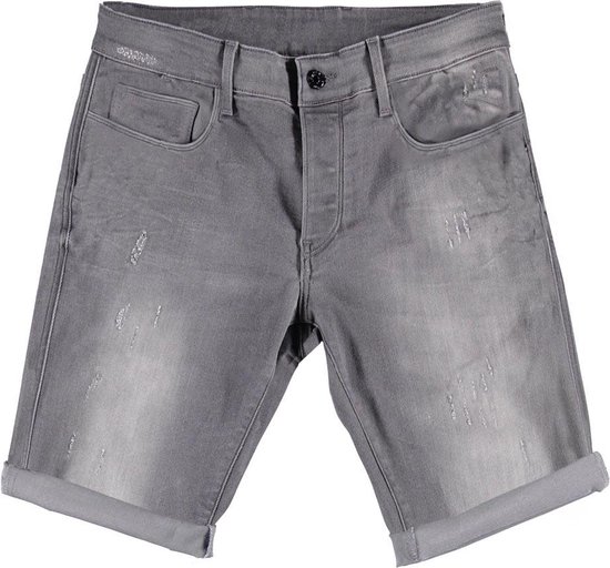 G-Star Raw 3301 Slim Short Broeken Heren - Grijs - Maat 28