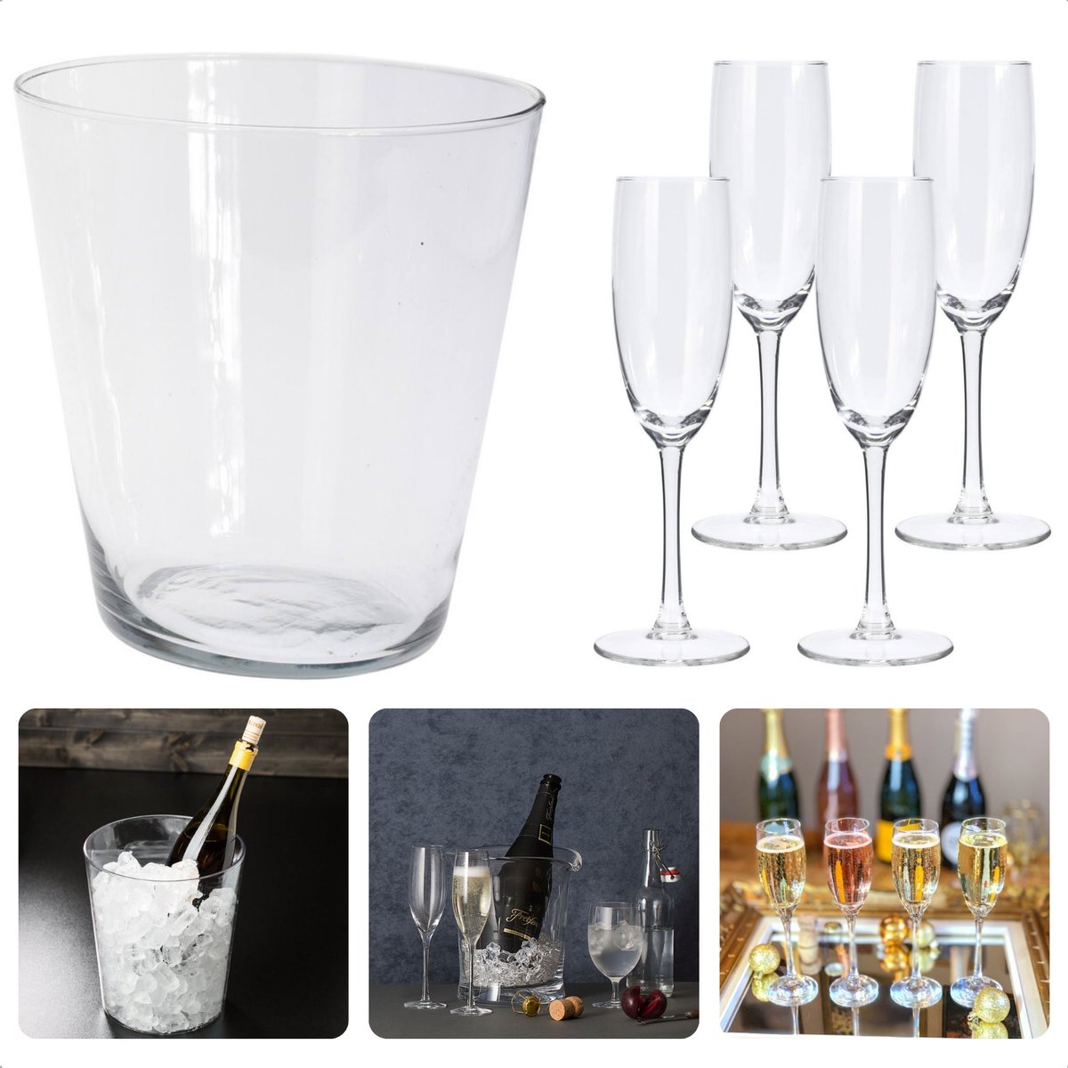 Set élégant De 4 Flûtes à Champagne En Métal, Noires : Incassables & Stylées Pour Les Amateurs De Champagne Robustes Rafraichissantes Pour Les Moments Particuliers Ch10512