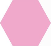 Sticker - "Roze (Hexagoon)" - Etiketten - 50x45mm Hexagoon - Roze - 500 Stuks