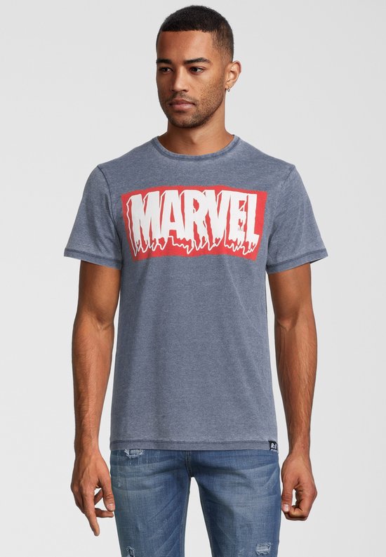 T-shirt Vintage avec logo Marvel Slime récupéré