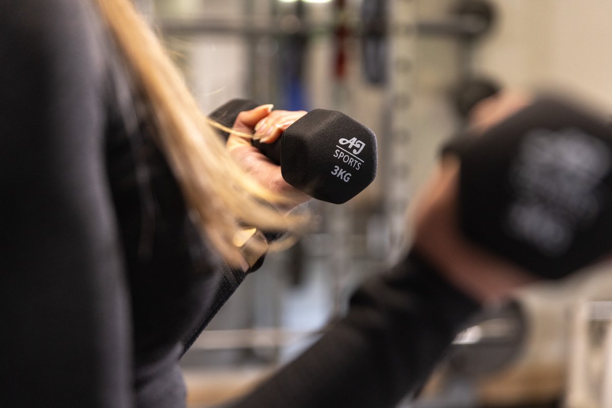AJ-Sports Dumbells 3 kg - 2 x 3 kg dumbell - Gewichten - Dumbells set - Gewichten set - Halterset - Fitness gewichten - Krachttraining - Fitness – foto 8