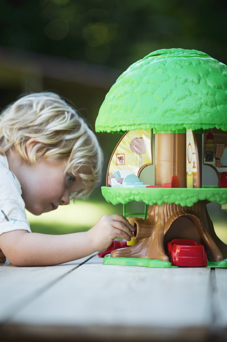 Klorofil Magische Speelboom – Interactief kinderspeelgoed – Dieren Speelgoed - Speelgoed vanaf 18 maanden – Inclusief 2 dieren: Eliot de Vos & Ruby de Beer – 15-Delig — afbeelding 8