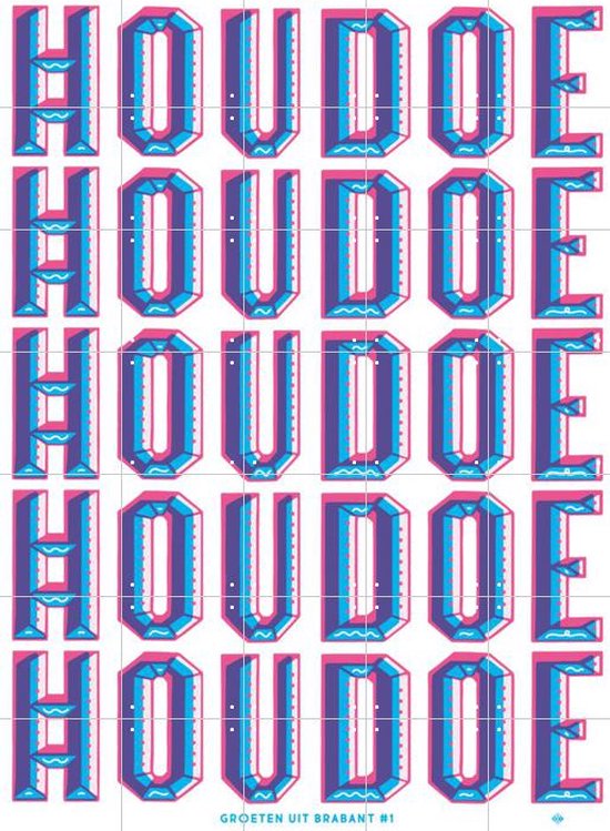 IXXI Houdoe - Wanddecoratie - Typografie en quotes - 100 x 140 cm