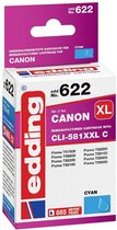 Edding Cartridge vervangt Canon CLI-581XXLC Compatibel Cyaan EDD-622 18-622