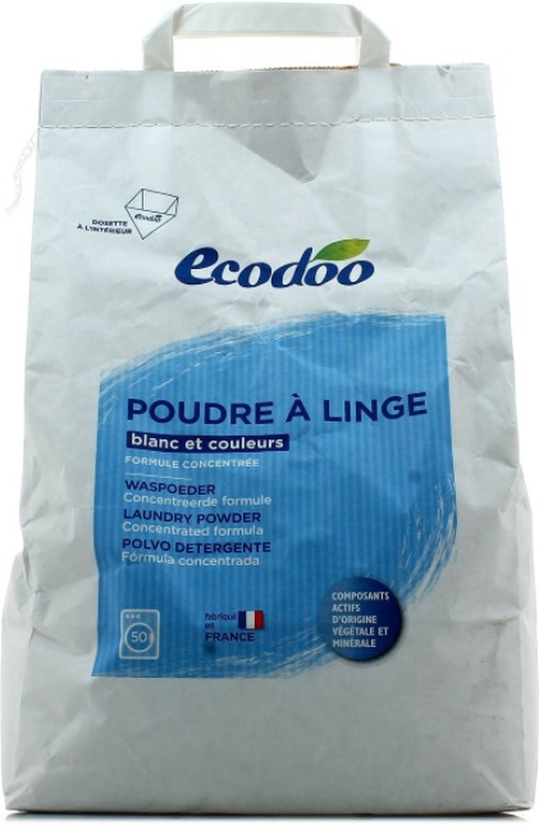 Goedkoopste Ecodoo Wasmiddel poeder bio 3000g
