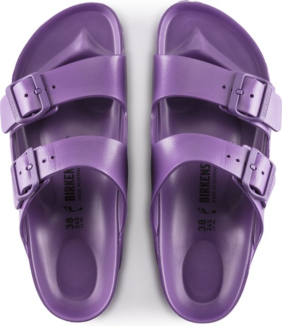 Birkenstock Arizona EVA Slippers pour femmes Violet vif Coupe étroite - Taille 40