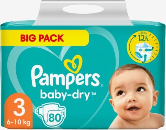 Pampers Baby-Dry Pants taille 5 boîte mensuelle 160 couches
