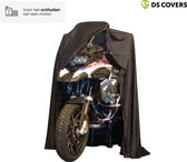 Housse REV pour moto de DS COVERS - Intérieur - Zwart - Protection contre la poussière et la saleté - Intérieur Extra doux - Effet Surprise Elegant - Incl. Sac de rangement - Taille XL
