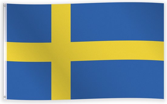Vlag Zweden 90 x 150 cm | bol