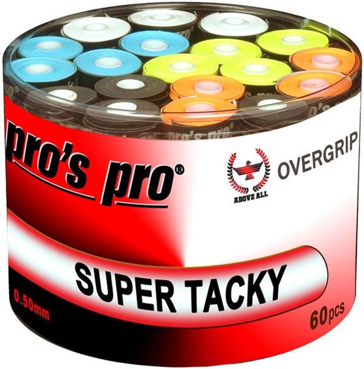 Pro's Pro Super Tacky 60 overgrips multicolor - Approach-Sports